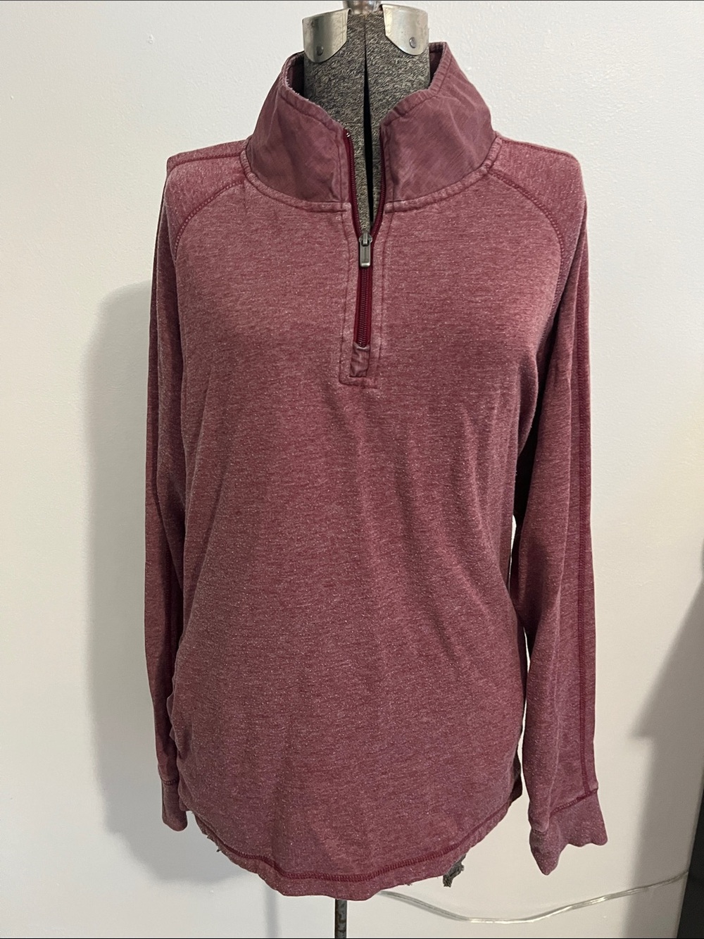 Margaritaville Women's Half-Zip Turtleneck Pullover - Mauve